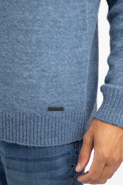 Weird Fish Larner Eco 1/4 Zip Fair Isle Jumper 203601